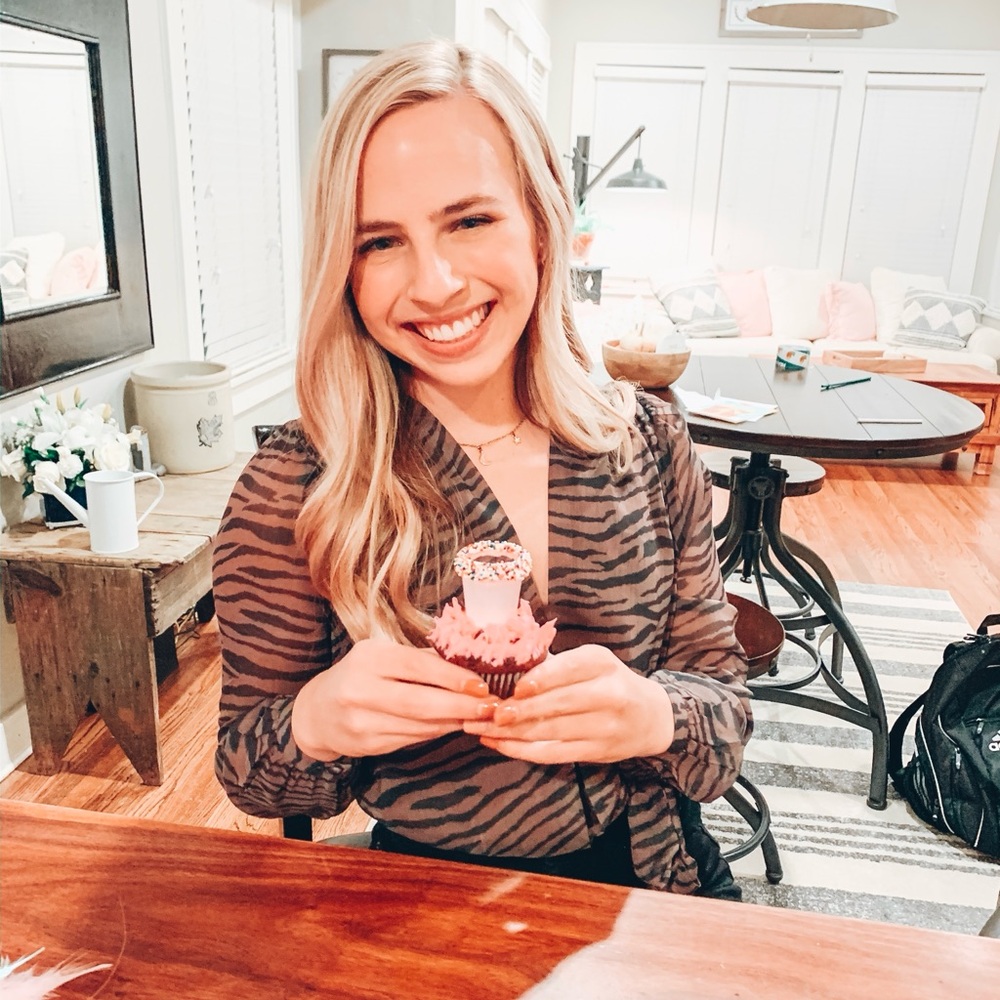 Semi-sheer zebra print blouse